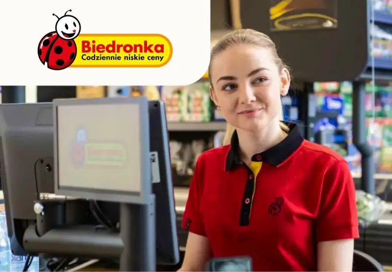 Робоче місце касира в магазині Biedronka