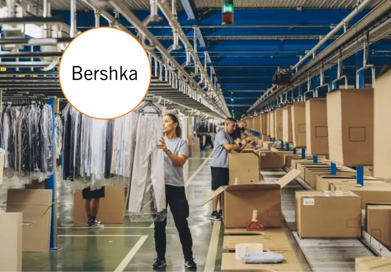 Упаковщик на склад одежды Bershka — 1