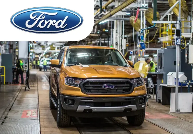 Автомобіль Ford на складальній лінії