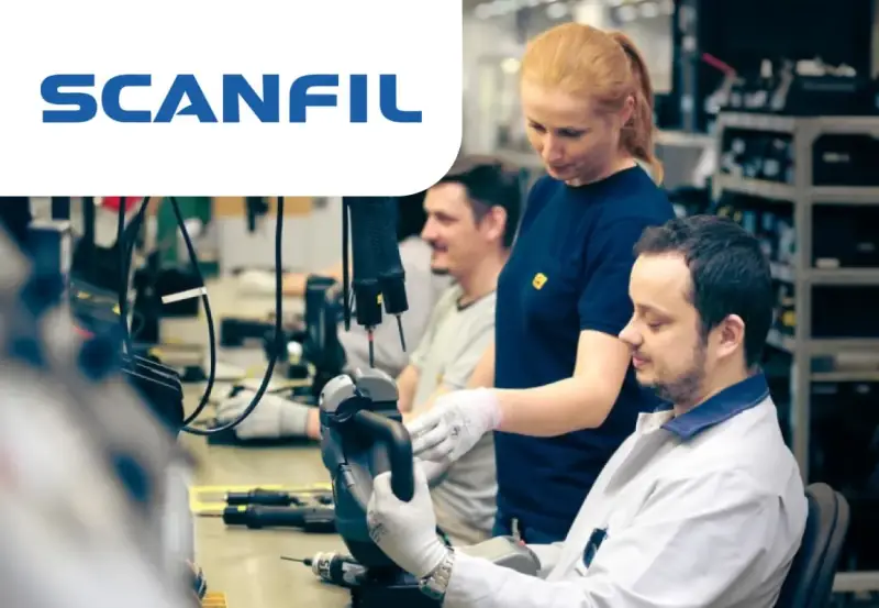 Складання обладнання на заводі Scanfil